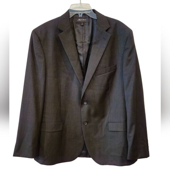 Mens  Affinity Apparel Slate Gray Blazer sz 48R New with tag - Picture 1 of 9